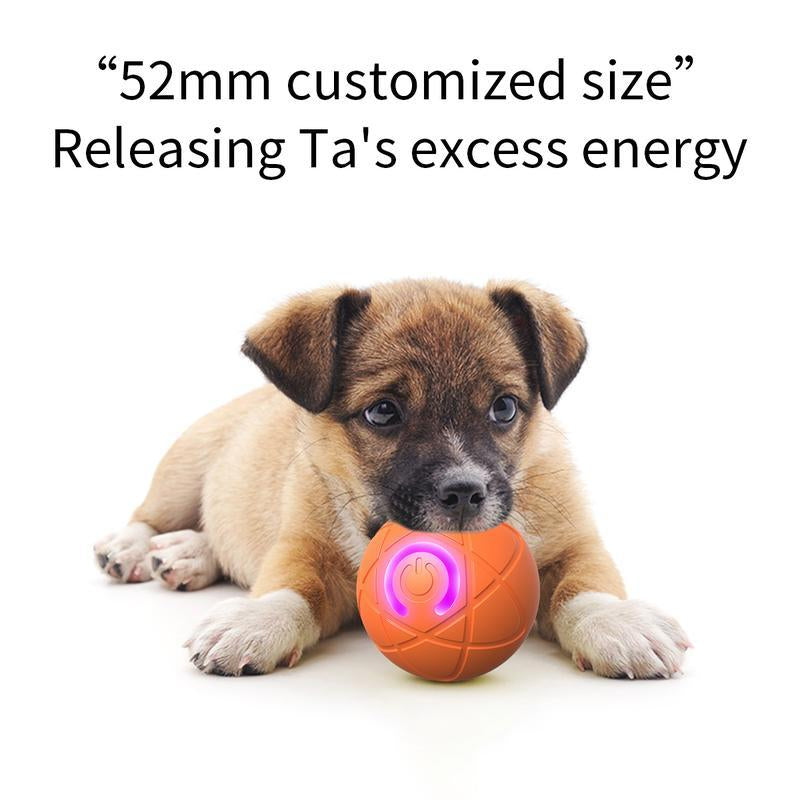 Shaky Ball Toy for Dogs, Vibrating Dog Ball, Shaky Ball Dog Toy, Automatic Moving Dog Toy Ball, Vibrating Ball for Dogs for Small, Medium, Large Dogs,Automatic Moving Dog Toy Ball For/Small/Medium/Large Dogs, USB Rechargeable