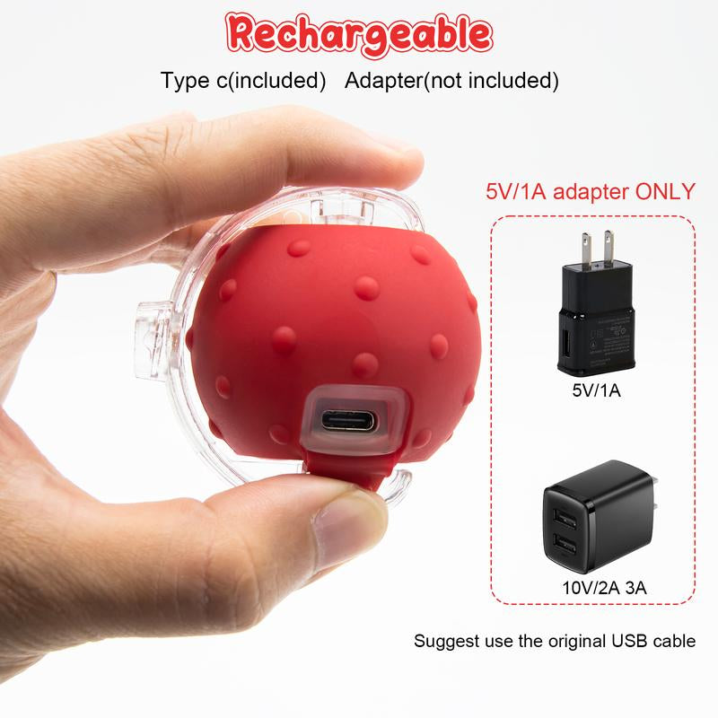 Cat & Dog Toy - Interactive USB Rechargeable Ball Toy on Rug with Bird Chirping, Anti-Depression Fun Gift for Cats & Dogs